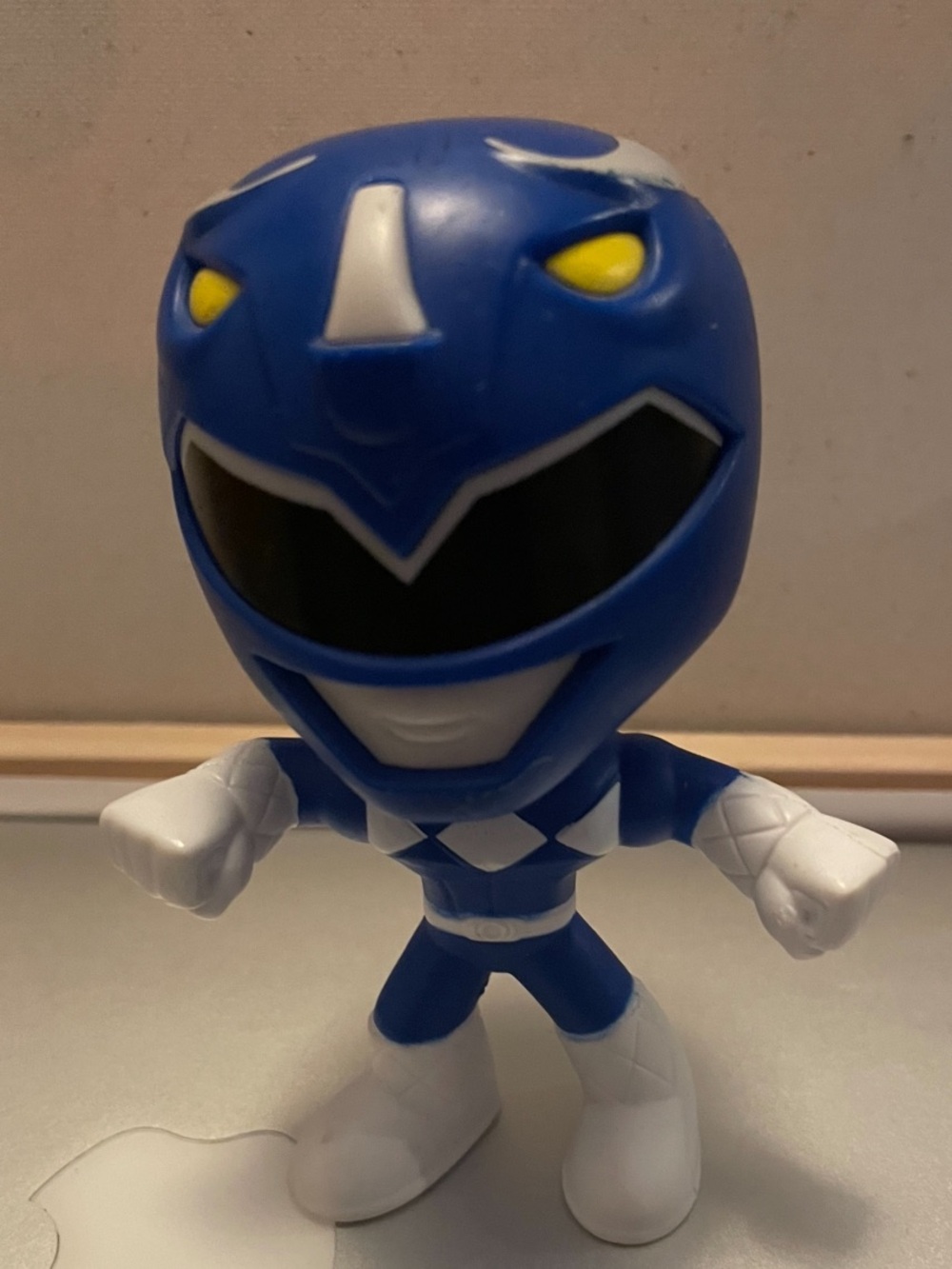 2018 Burger King BLUE POWER RANGER Figure ~ Mighty Morphin Power Rangers